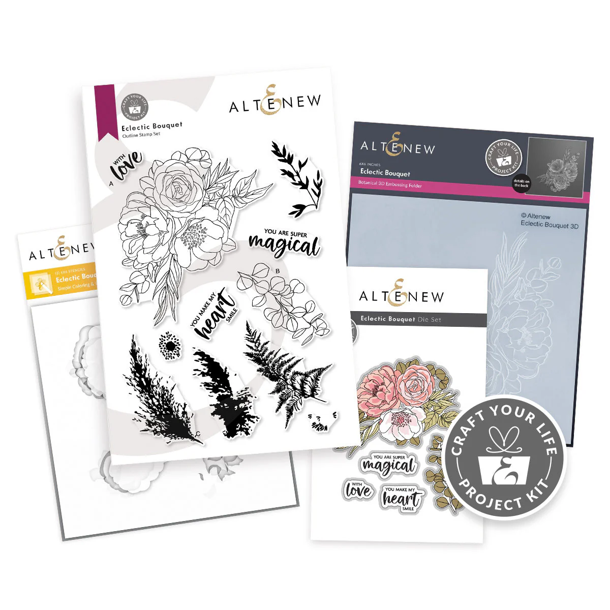 Altenew - Craft Your Life Project Kit: Eclectic Bouquet