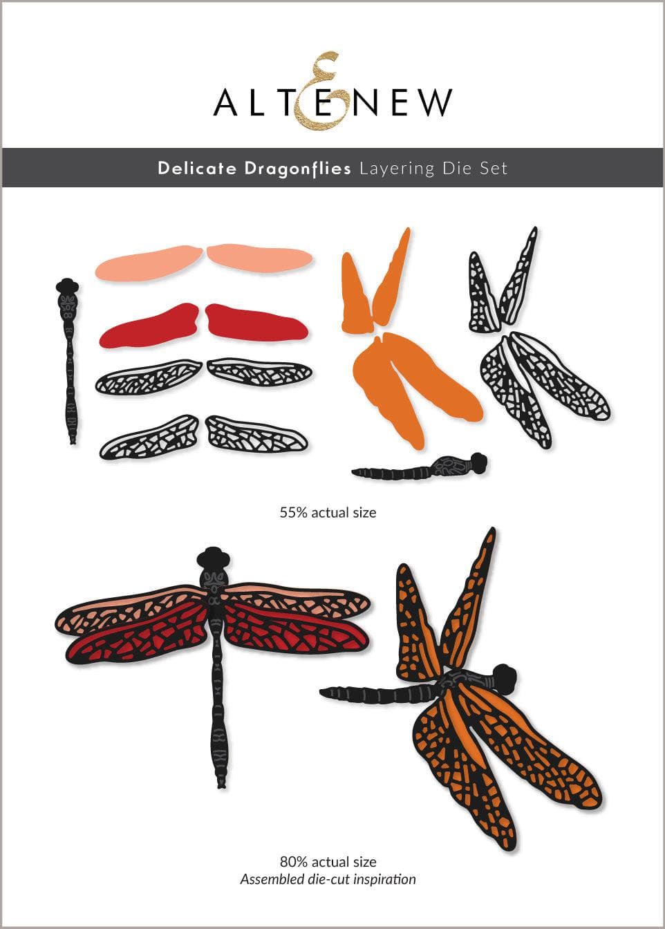 Altenew - Delicate Dragonflies - Die Set