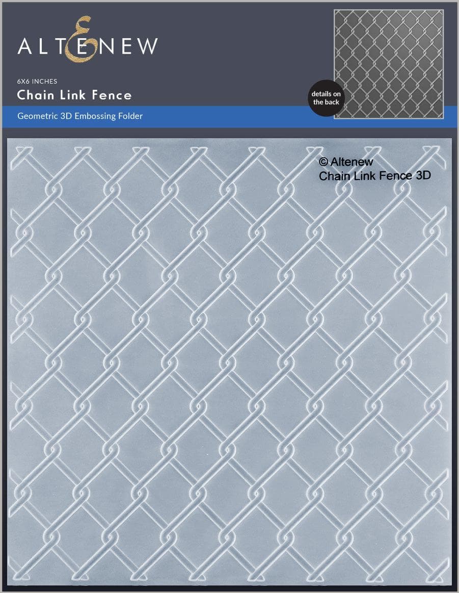 Altenew - Chain Link Fence 3D Embossing Folder