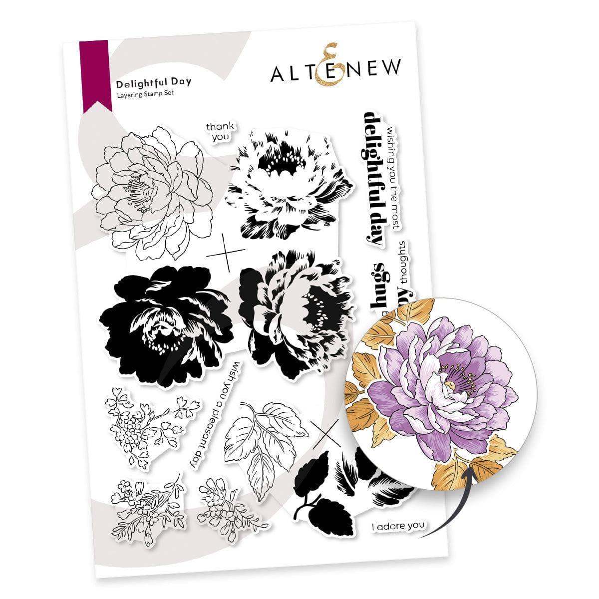 Altenew - Delightful Day - Stamp Set