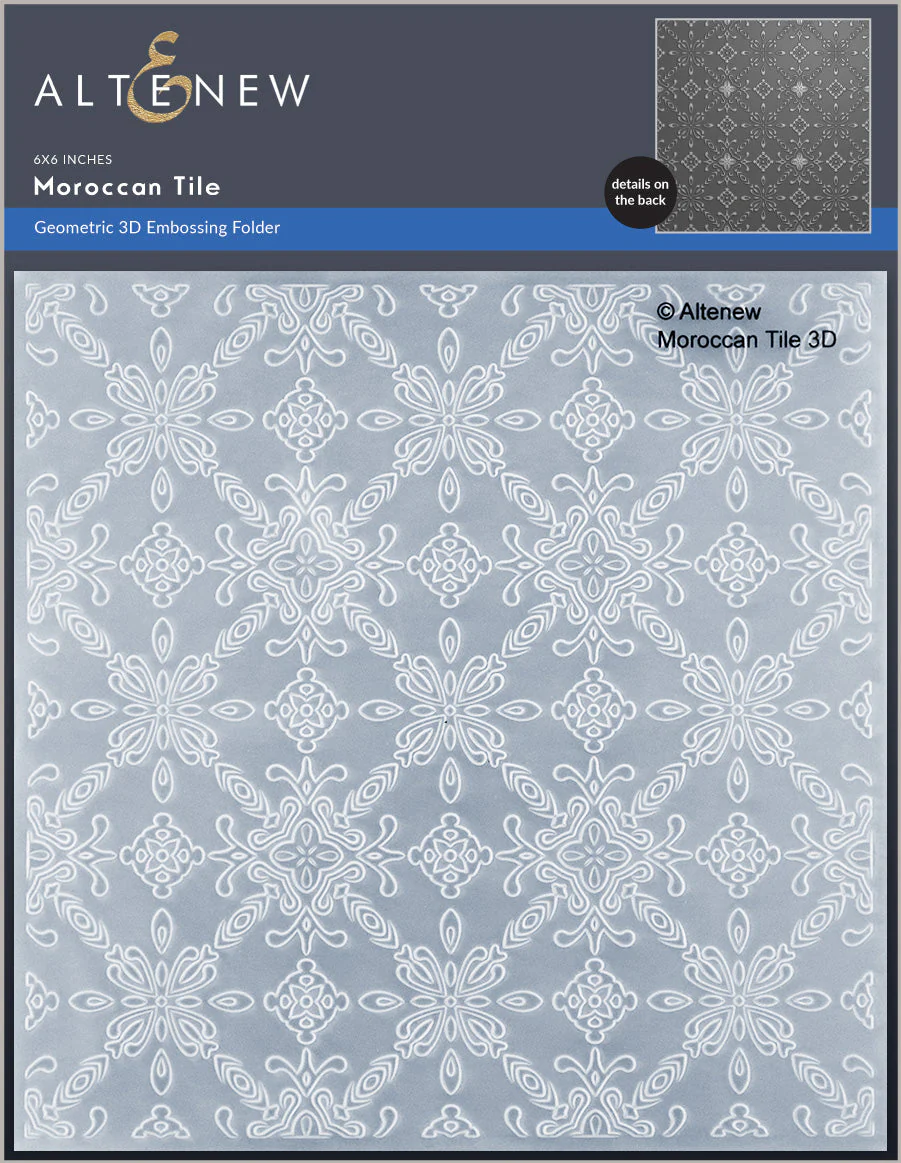 Altenew - Moroccan Tile 3D Embossing Folder