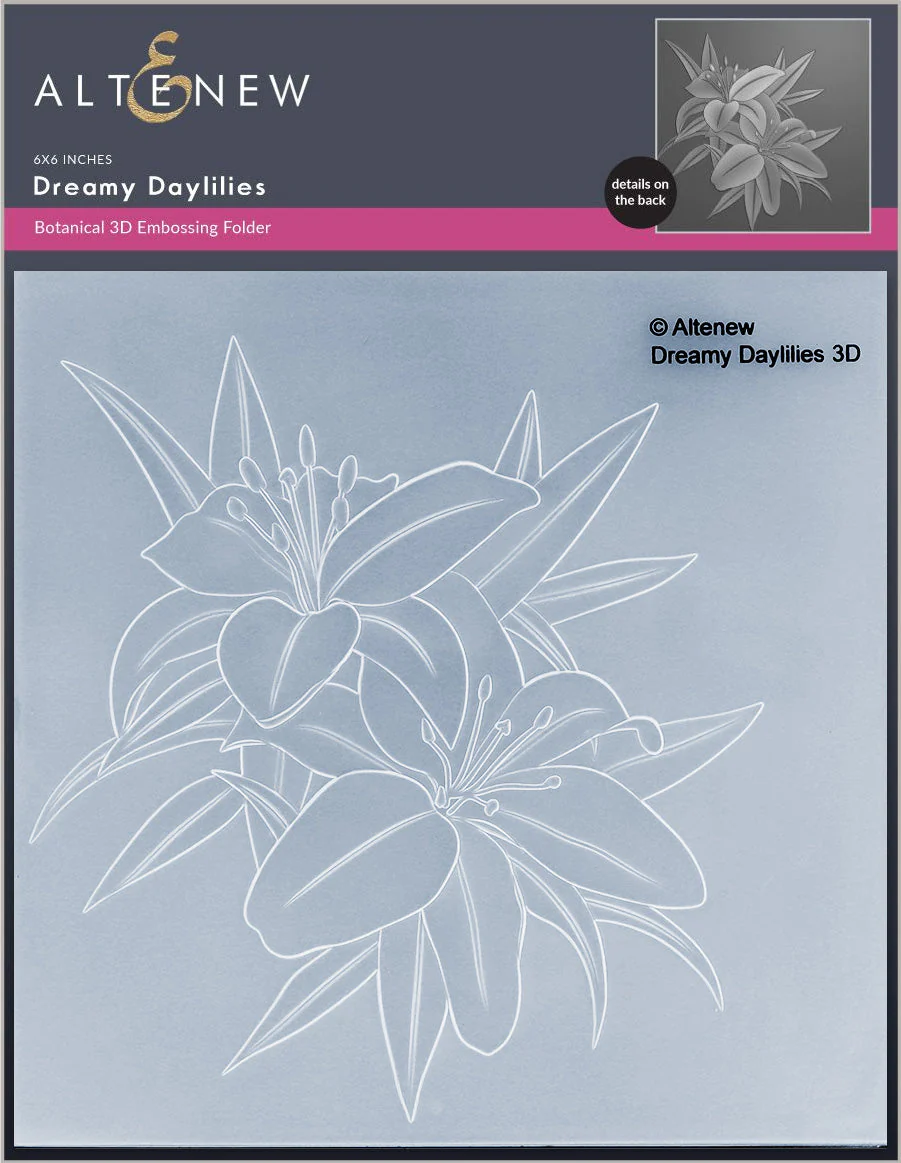 Altenew - Dreamy Daylilies - Embossing Folder