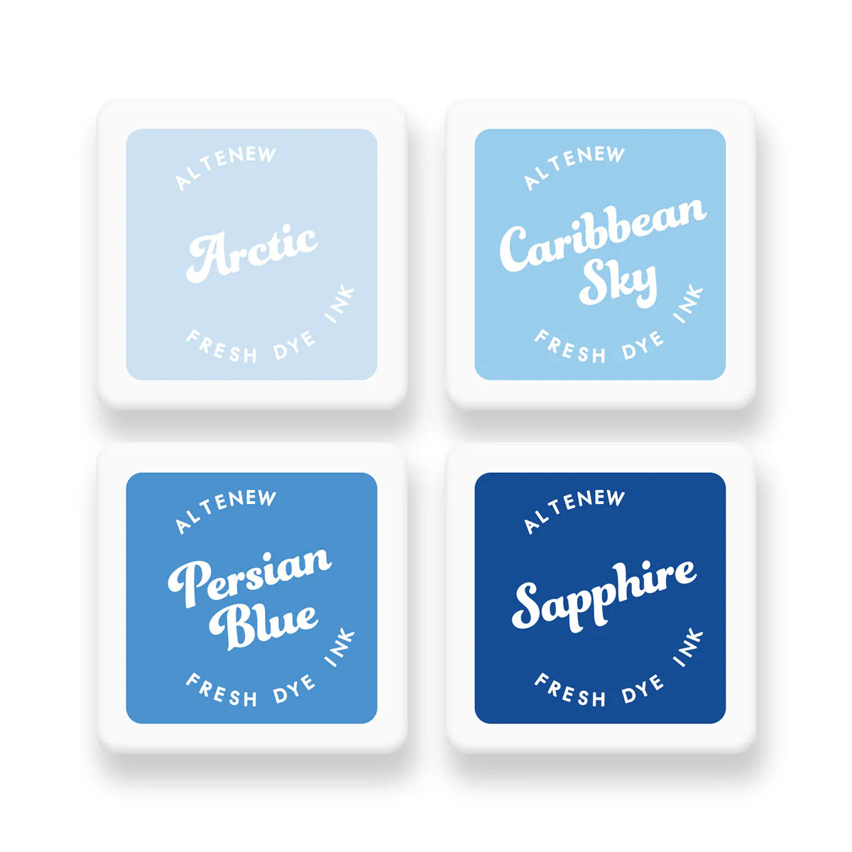 Altenew - Glacier Caves Fresh Dye Ink Mini Cube Set