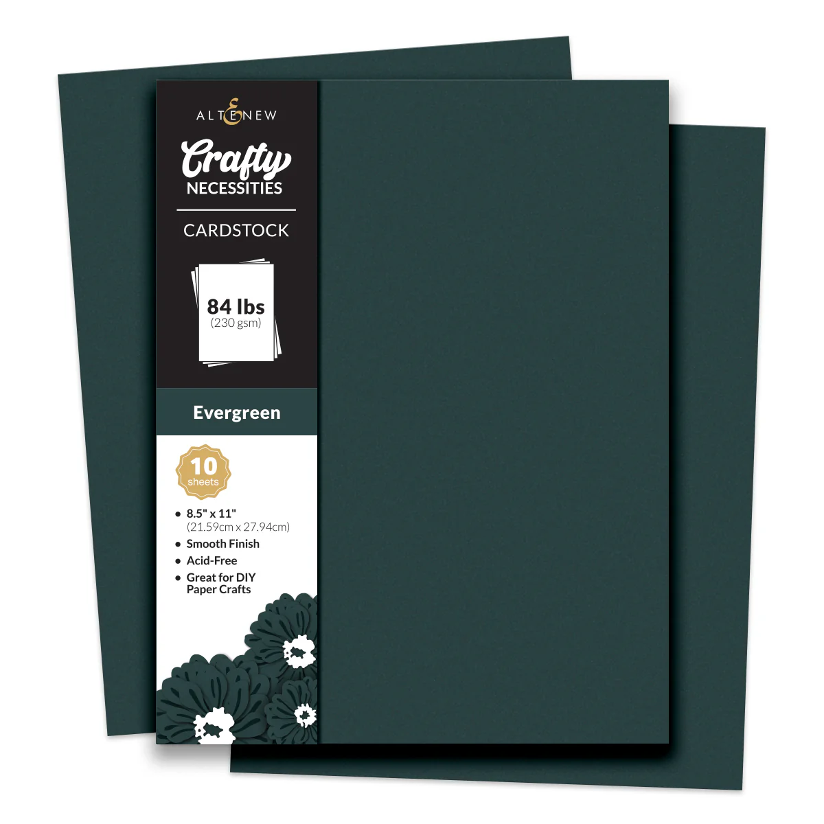 Altenew - Crafty Necessities: Evergreen Cardstock (10 sheets/set)