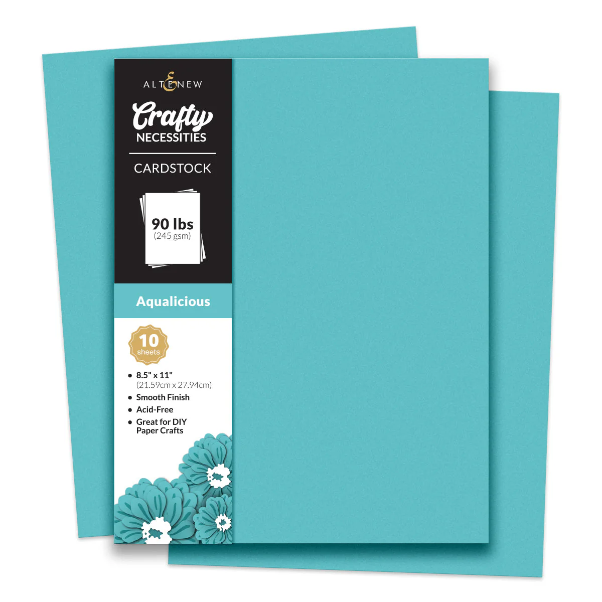 Altenew - Crafty Necessities: Aqualicious Cardstock (10 sheets/set)