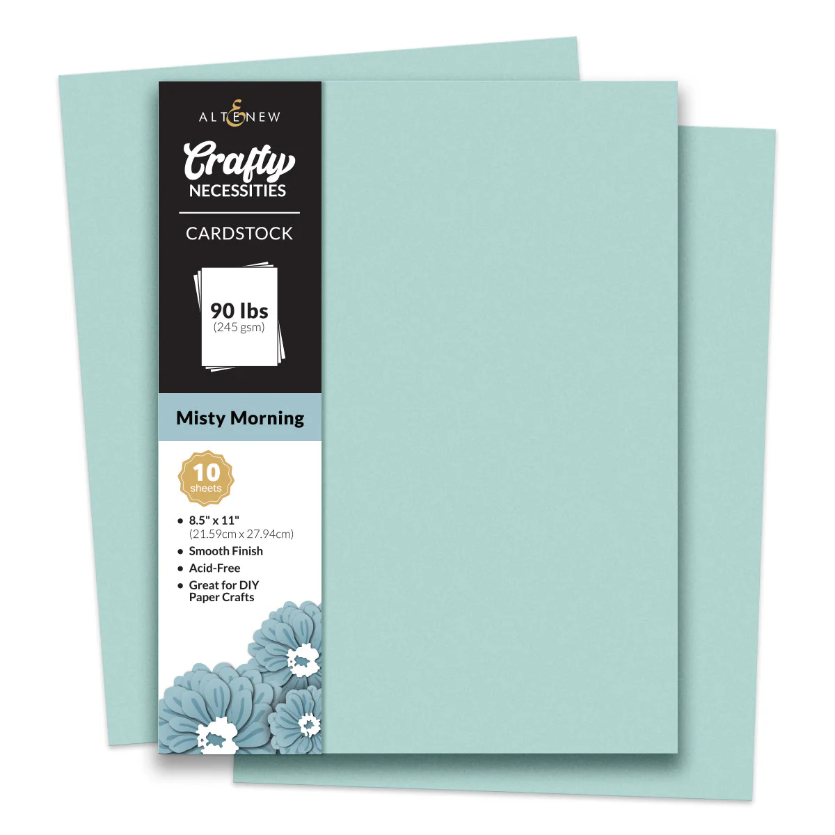 Altenew - Crafty Necessities: Misty Morning Cardstock (10 sheets/set)