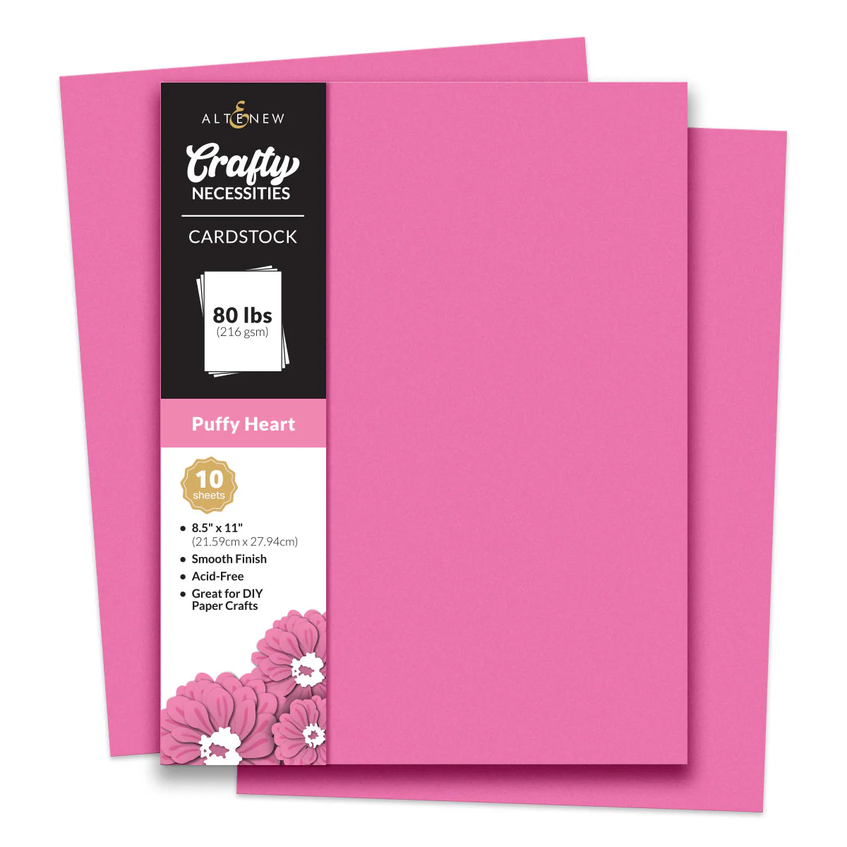 Altenew - Crafty Necessities: Puffy Heart Cardstock (10 sheets/set)