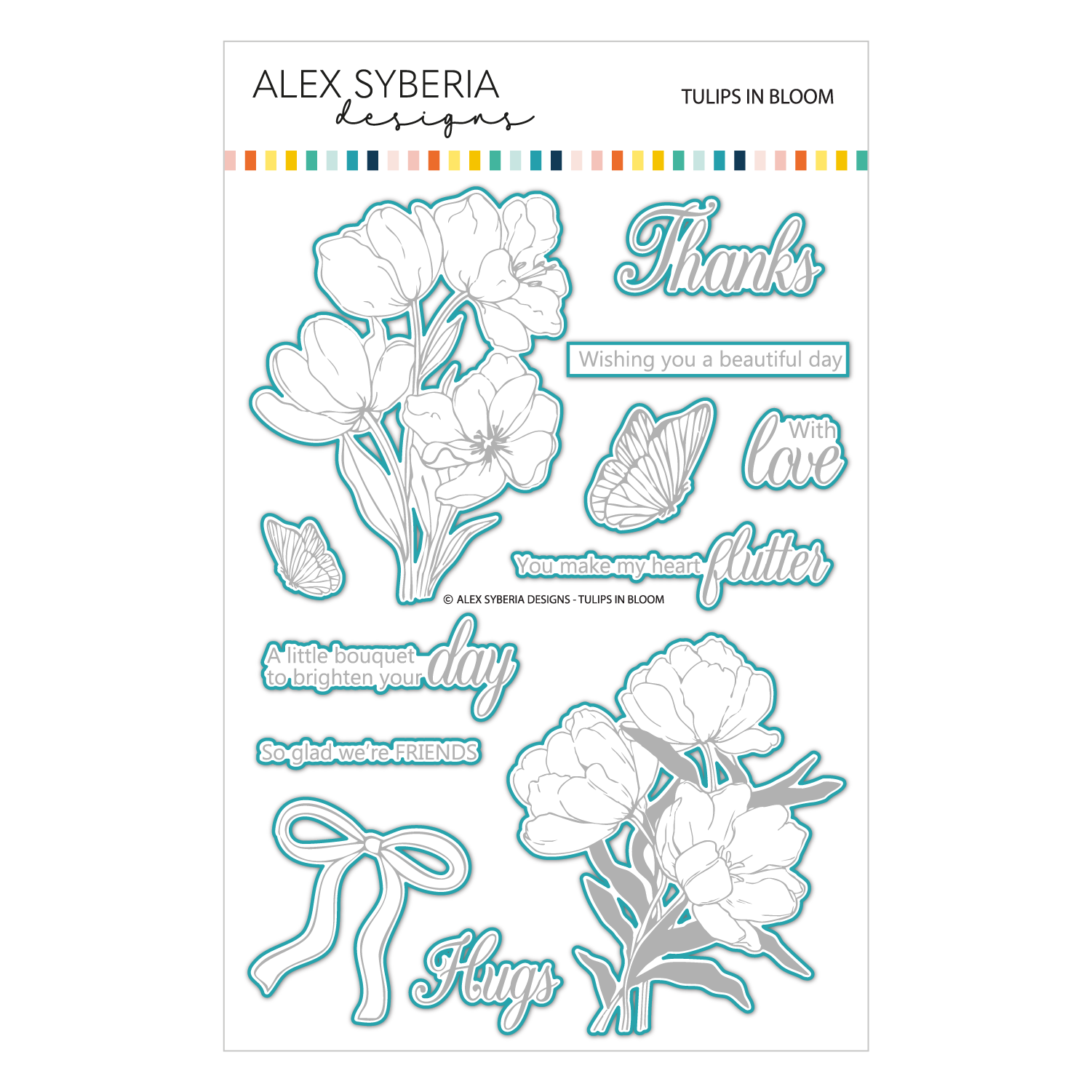 Alex Syberia Designs - Tulips in Bloom Die Set