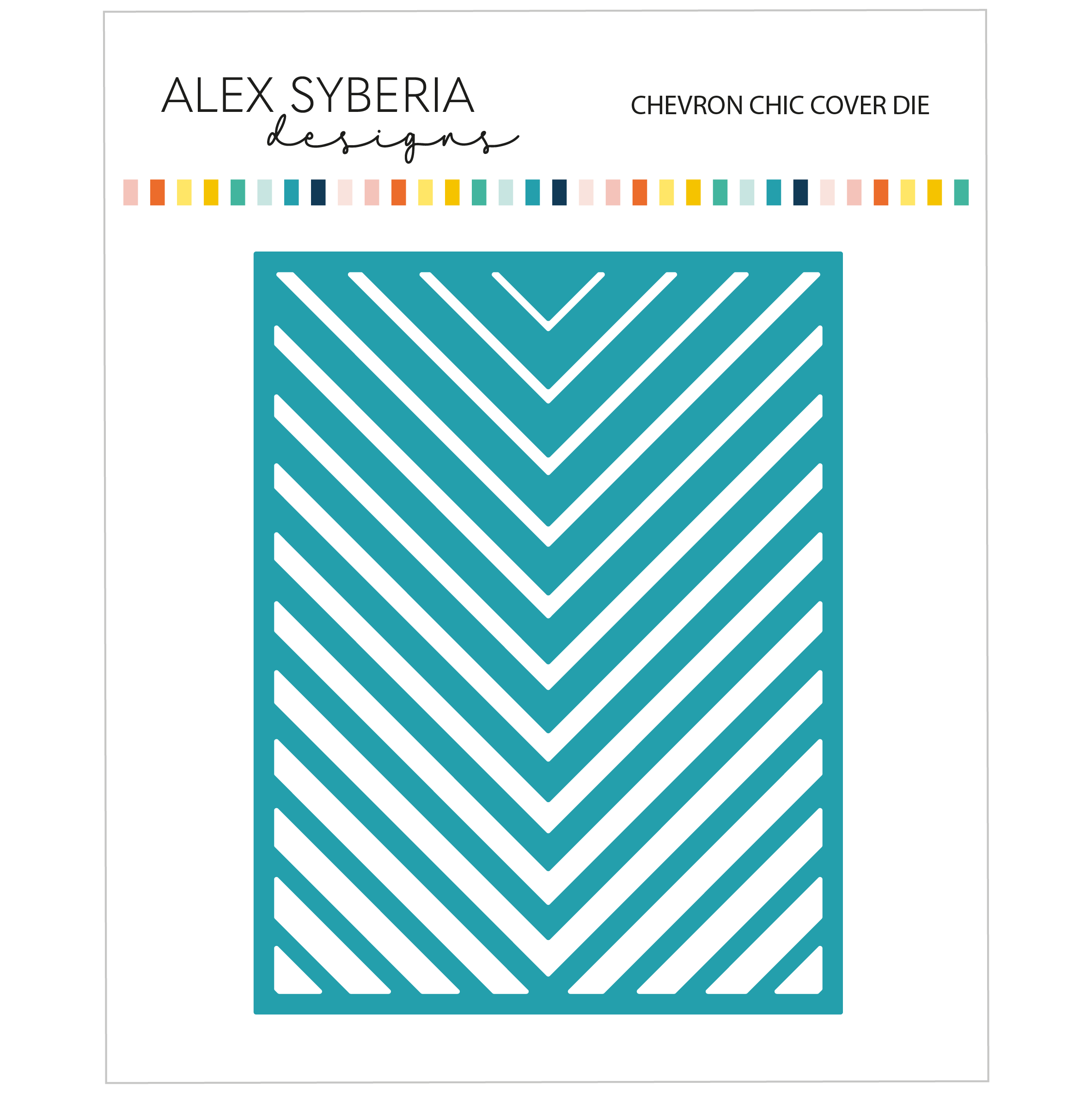 Alex Syberia Designs - Chevron Chic Cover Die