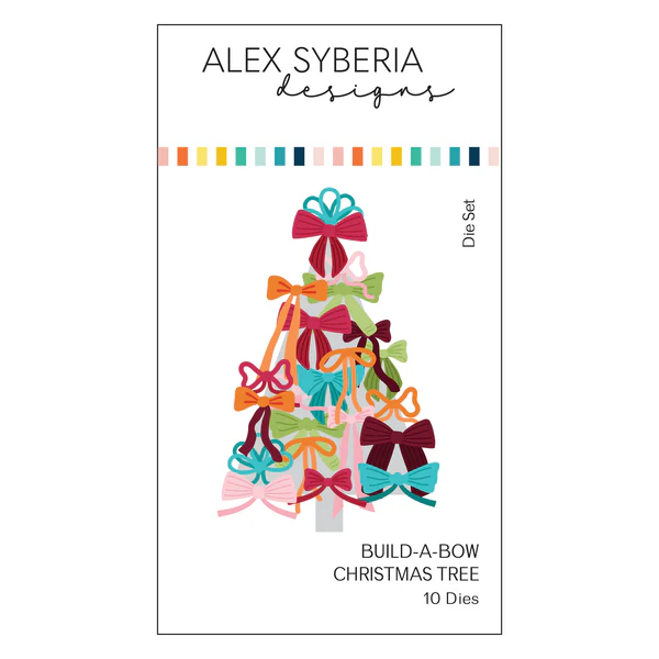 **NEW* - Alex Syberia Designs - Build-a-Bow Christmas Tree Die Set