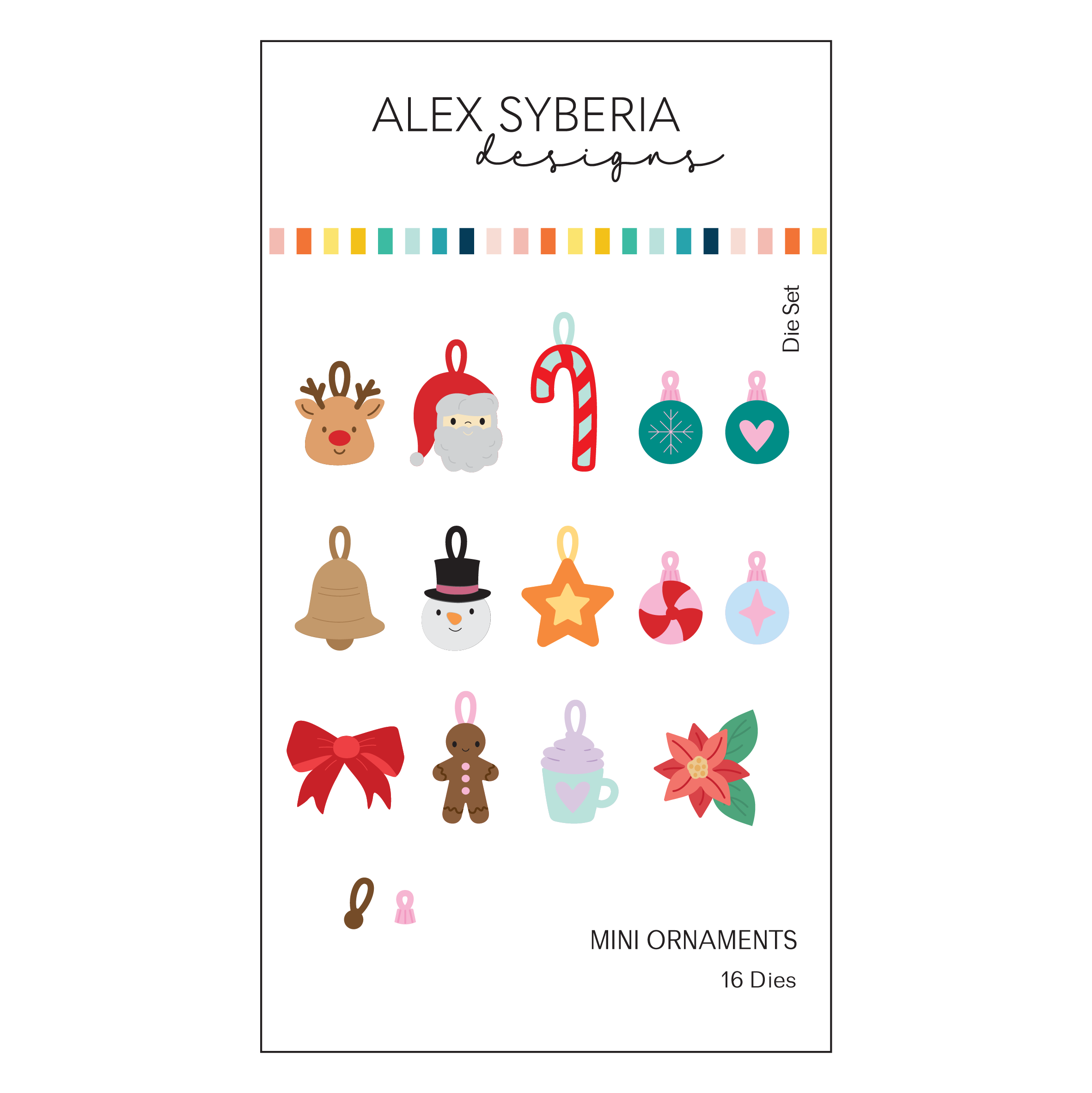 **NEW* - Alex Syberia Designs - Mini Ornaments Die Set