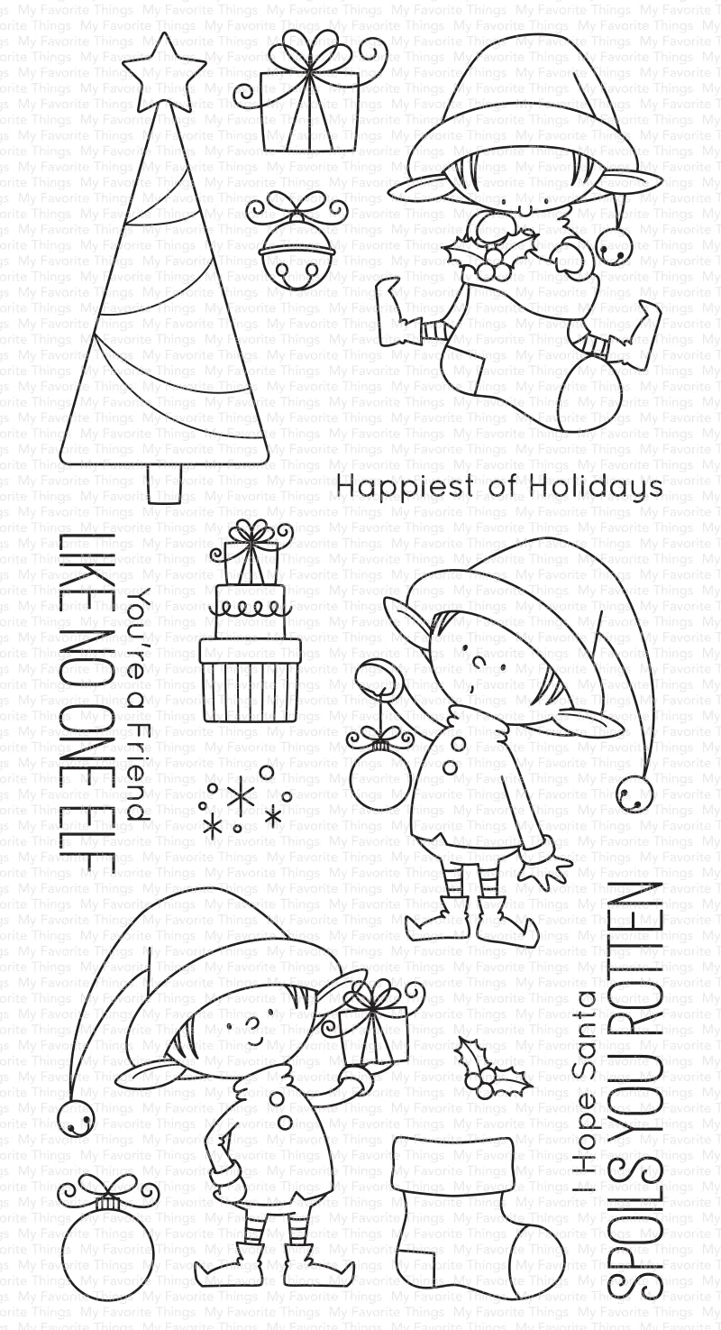 My Favorite Things - Santa's Elves - STAMP AND MATCHING DIE