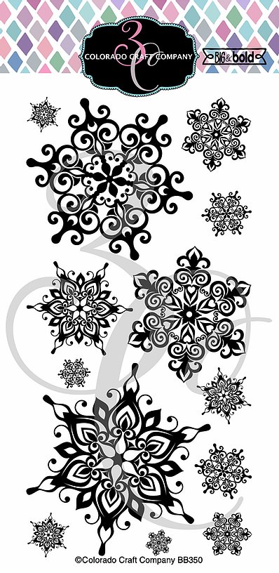 Colorado Craft Company - Big & Bold~Slimline Nordic Snowflakes