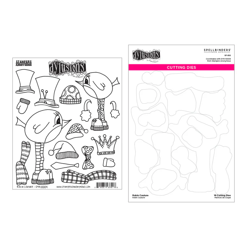 Spellbinders - Robin Couture Stamp and Die Bundle from Stamps & Dies by Dyan Reaveley