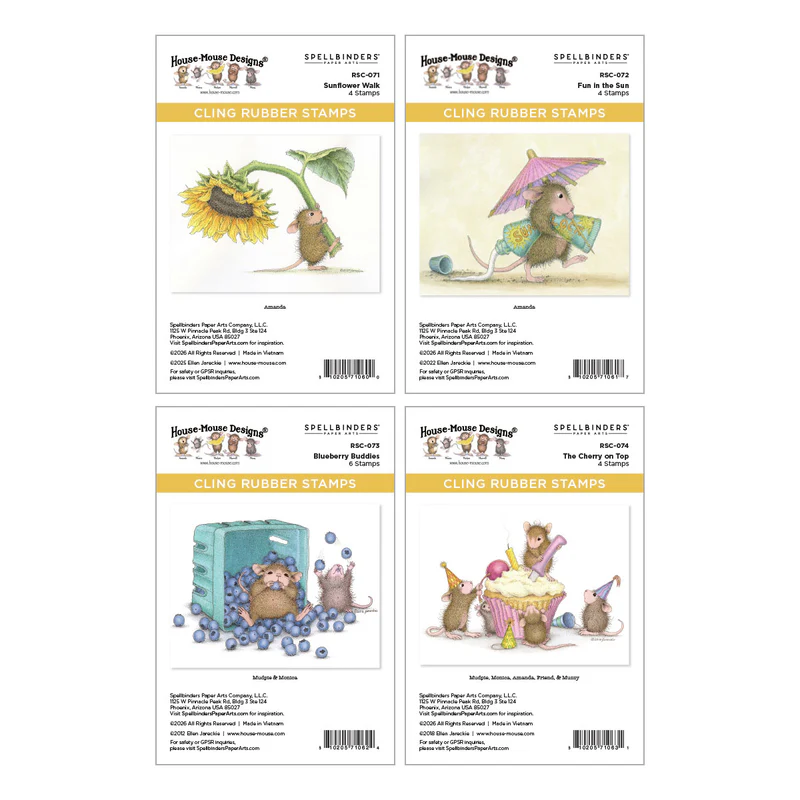 **NEW* - Spellbinders - House-Mouse Sunflower Walk Collector Bundle