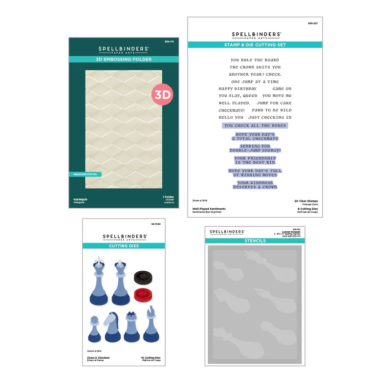 **NEW* - Spellbinders - Checkmate I Want It All! Bundle