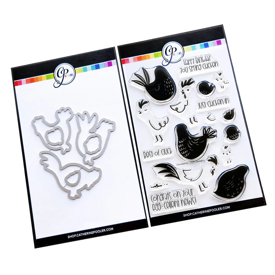 **NEW* - Catherine Pooler - Chicken In Stamp & Die Bundle