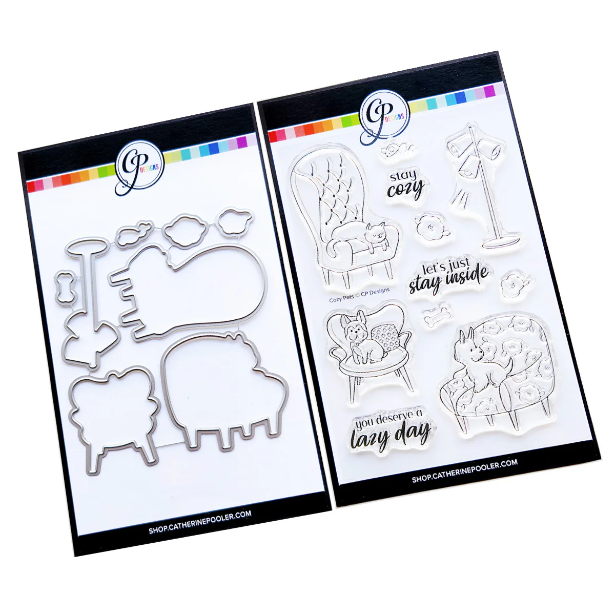**NEW* - Catherine Pooler - Cozy Pets Stamp & Die Bundle