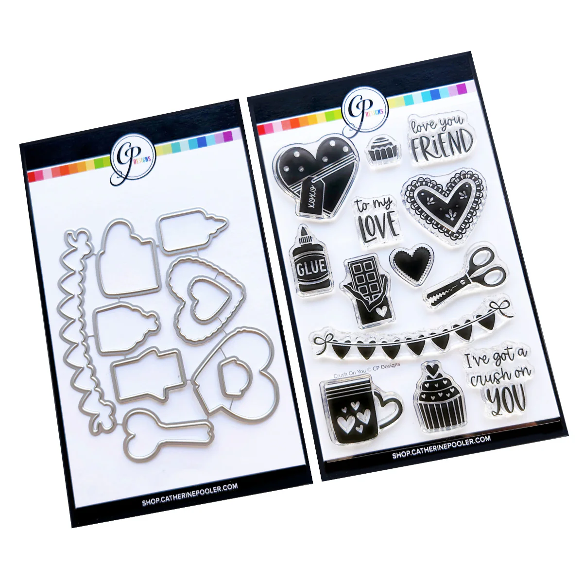 **NEW* - Catherine Pooler - Crush on You Stamp & Die Bundle