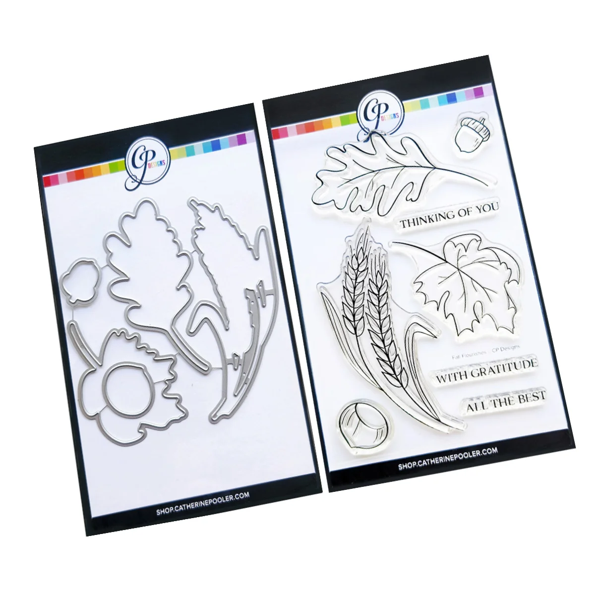 **NEW* - Catherine Pooler - Fall Flourishes Stamp & Die Bundle