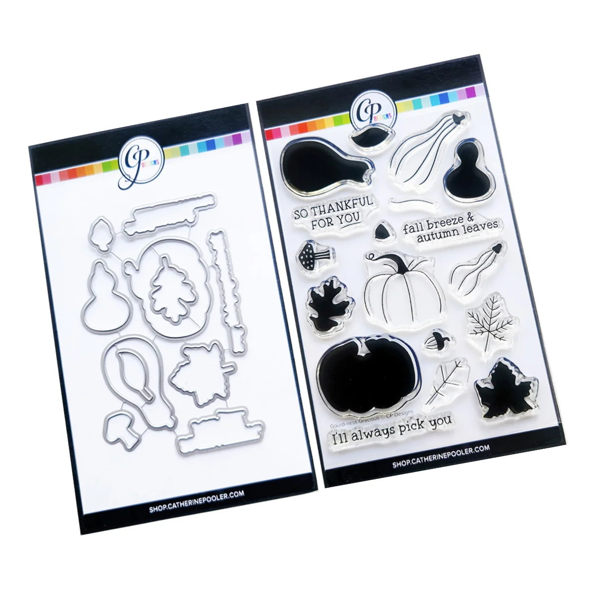 **NEW* - Catherine Pooler - Gourd-ness Gracious Stamp & Die Bundle