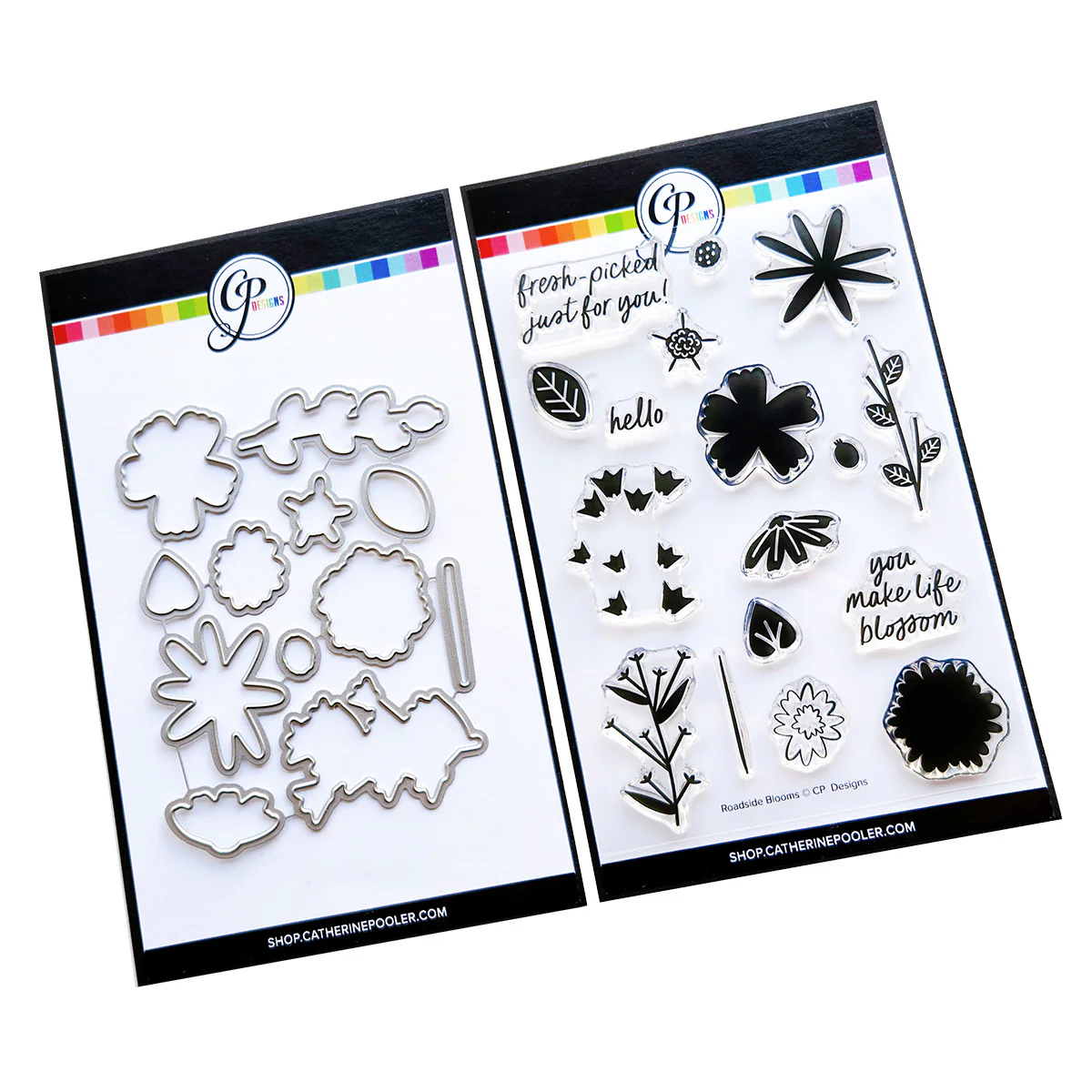 **NEW* - Catherine Pooler - Roadside Blooms Stamp & Die Bundle