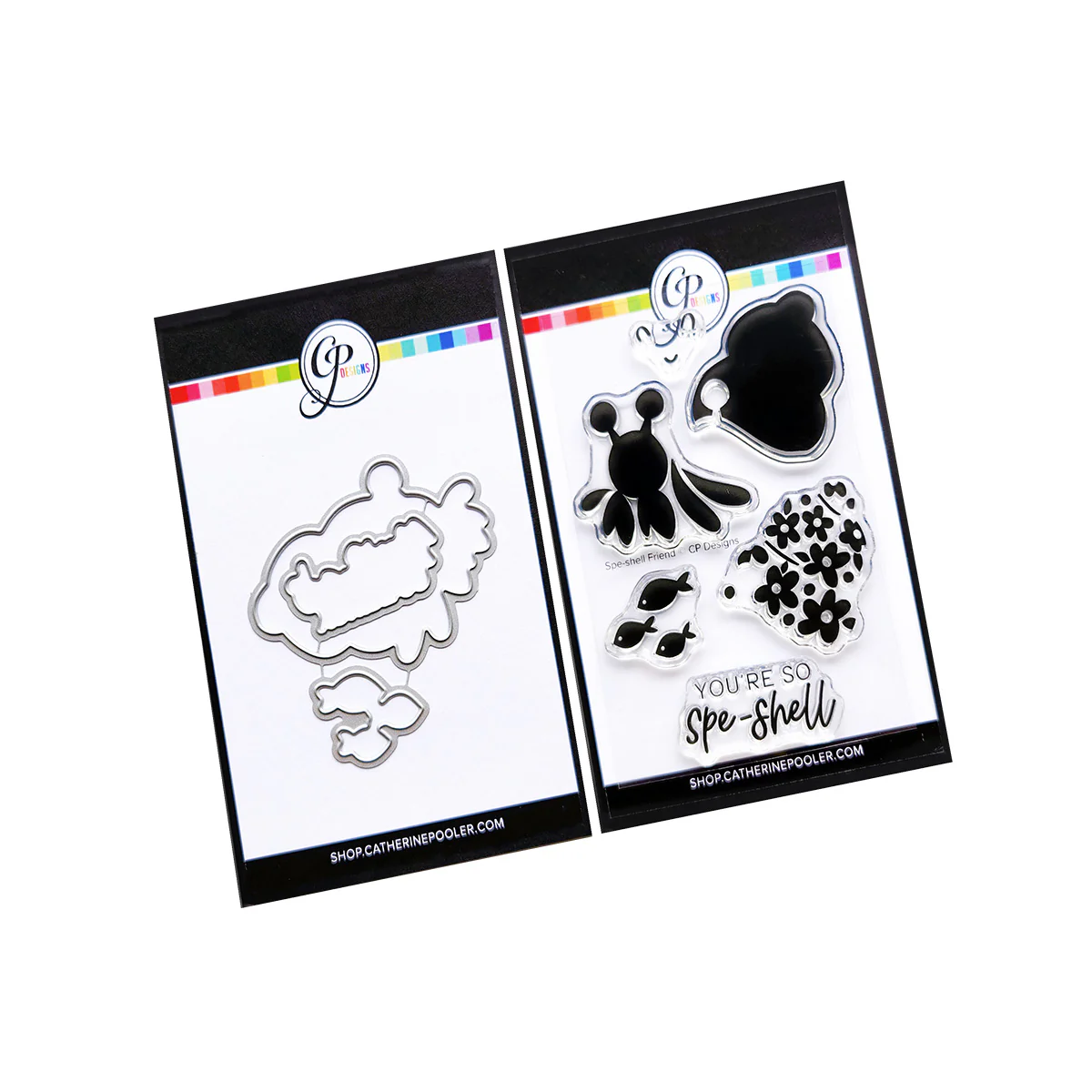**NEW* - Catherine Pooler - Spe-shell Friend Stamp & Die Bundle