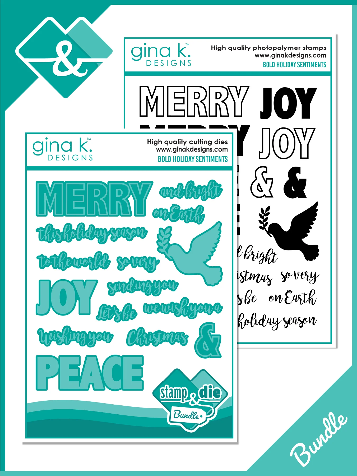 Gina K Designs - Bold Holiday Sentiments - BUNDLE