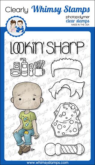 Whimsy Stamps - Polka Dot Pals Leland Clear Stamps