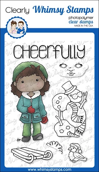 Whimsy Stamps - Polka Dot Pals Uzuri Clear Stamps