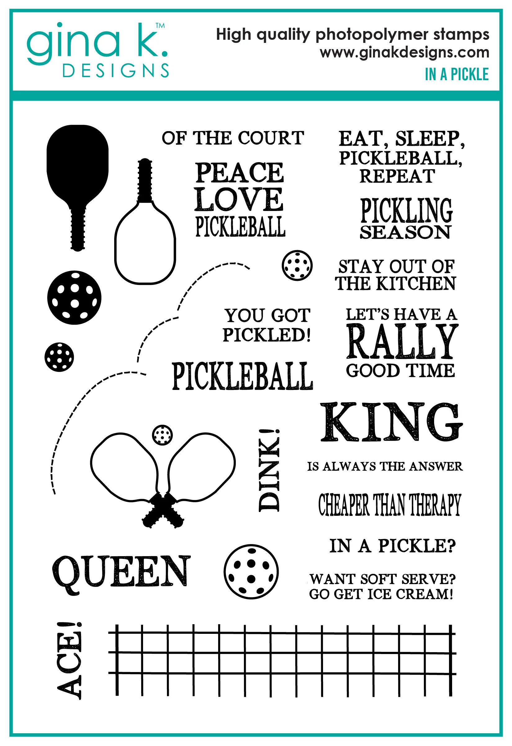 Gina K Designs - In a Pickle - STAMPS