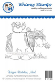 Whimsy Stamps - Hippie Birthday, Man! - Crissy Armstrong Collection