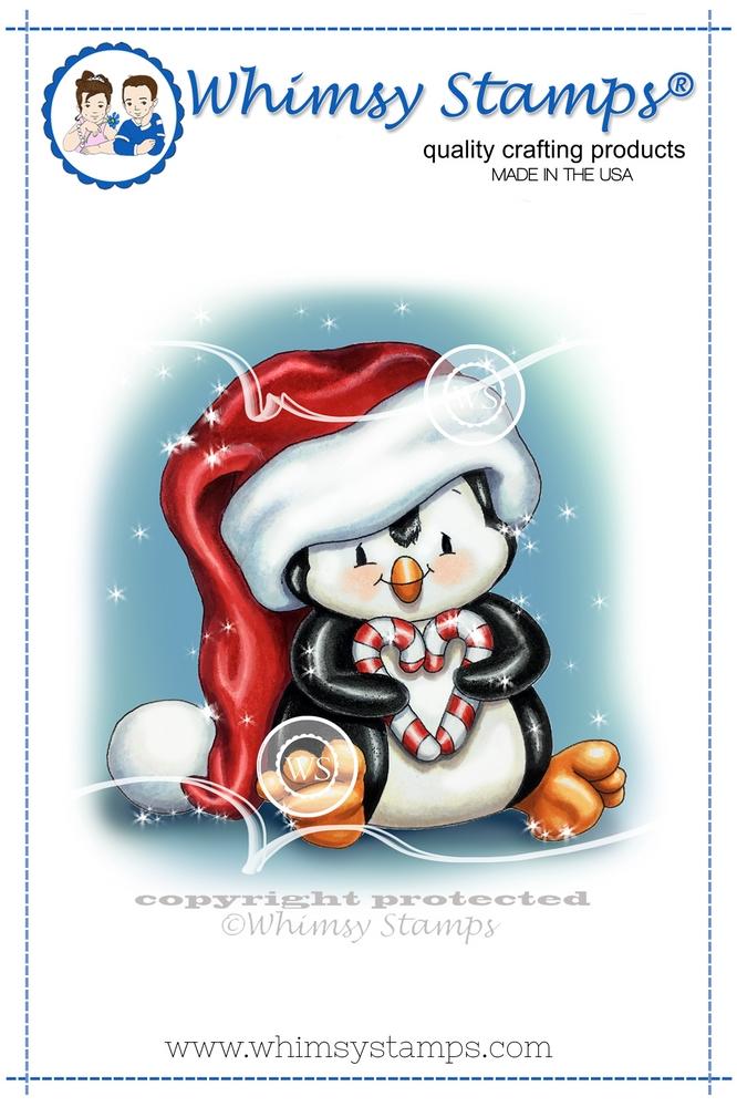 Whimsy Stamps - Penguin Christmas Sweetheart