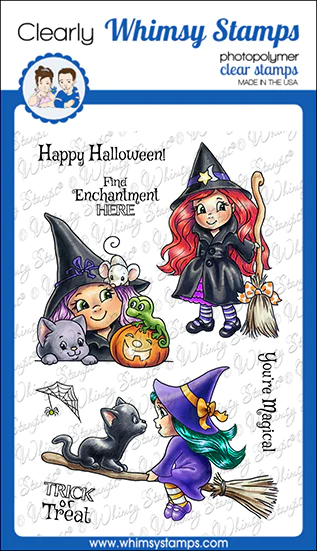 Whimsy Stamps - Halloween Magic Clear Stamps