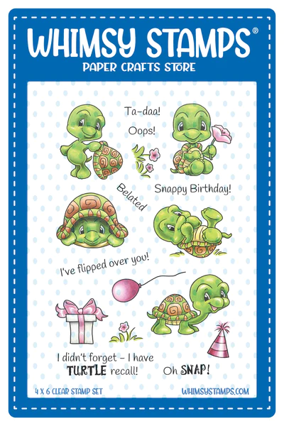 Whimsy Stamps - Turtle Tales Clear Stamps (SB1)