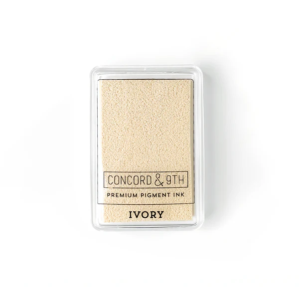 **NEW* - Concord & 9th - Ivory - INK PAD