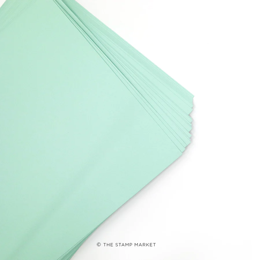 The Stamp Market - Color Crush Cardstock (5 Sheets Each) - FRESH MINT