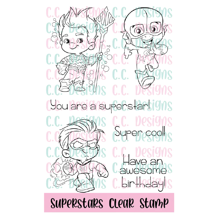 CC Designs - Superstars Clear Stamp Set