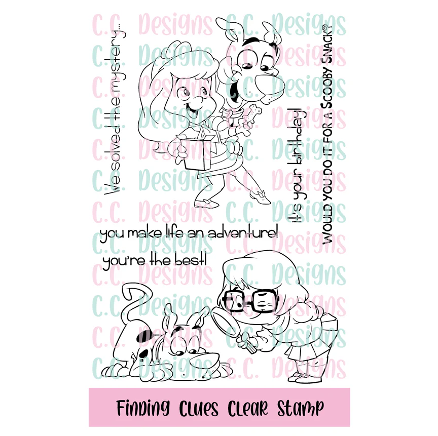 CC Designs - Finding Clues Clear Stamp Set