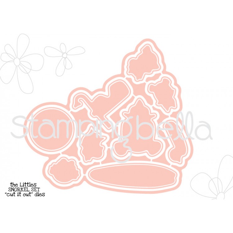 Stamping Bella - The Littles Snorkel set "CUT IT OUT DIES"