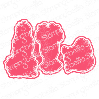 Stamping Bella - GOLDEN, WOLFHOUND AND BULLDOG CUT IT OUT DIE