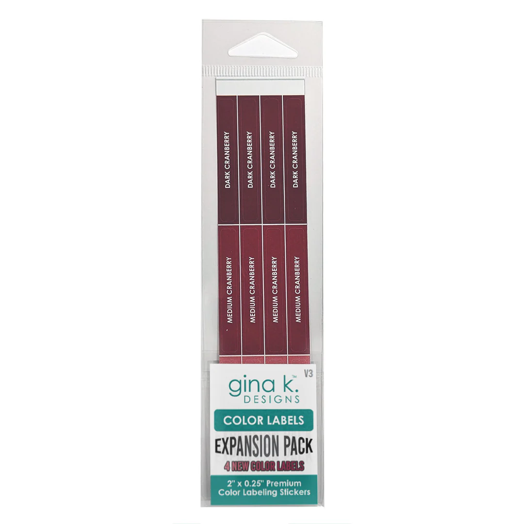 Gina K Designs - Color Labels Expansion Pack 3 - STORAGE
