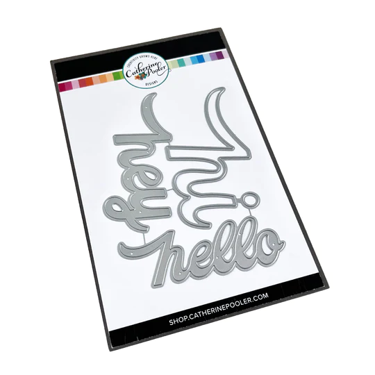 Catherine Pooler - Hello Trio Word Dies