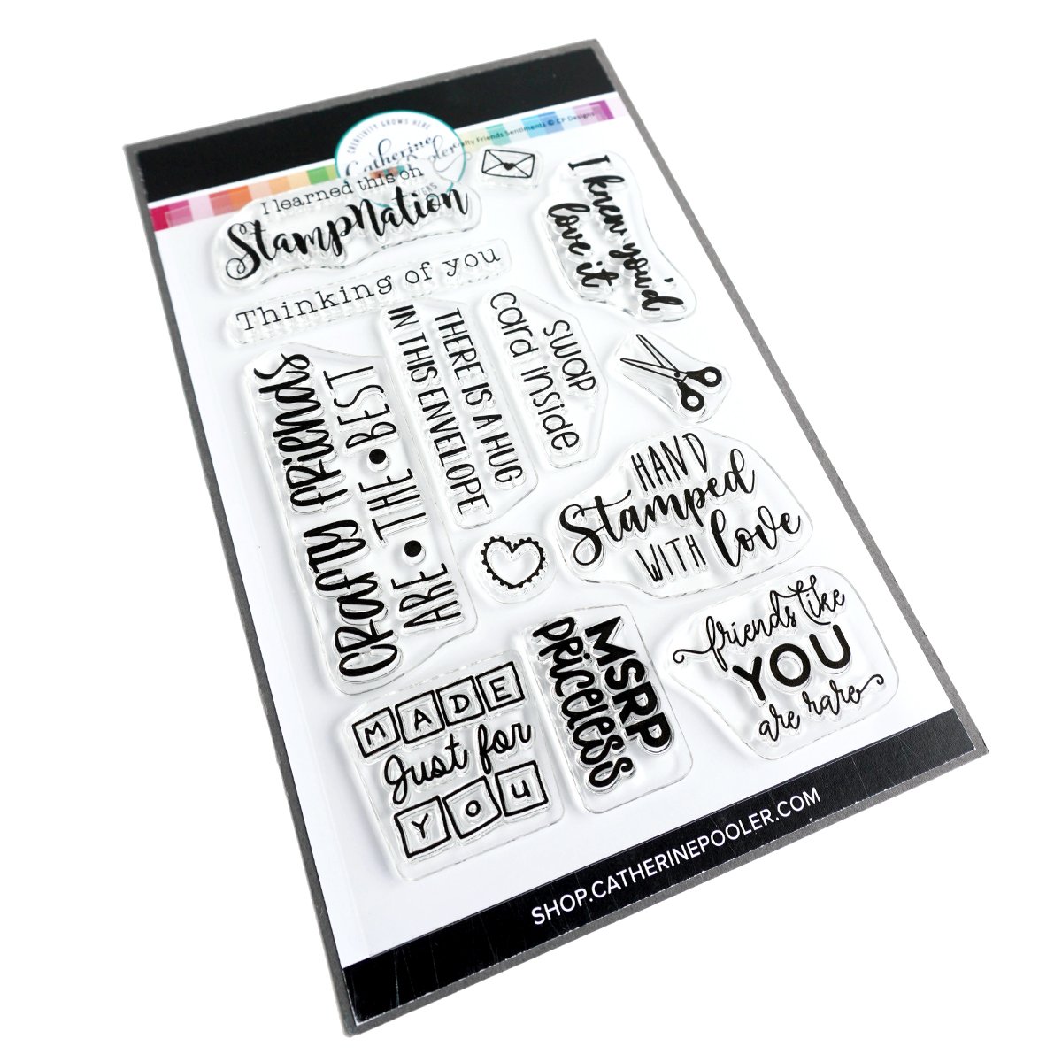 Catherine Pooler - Crafty Friends Sentiments Stamp Set