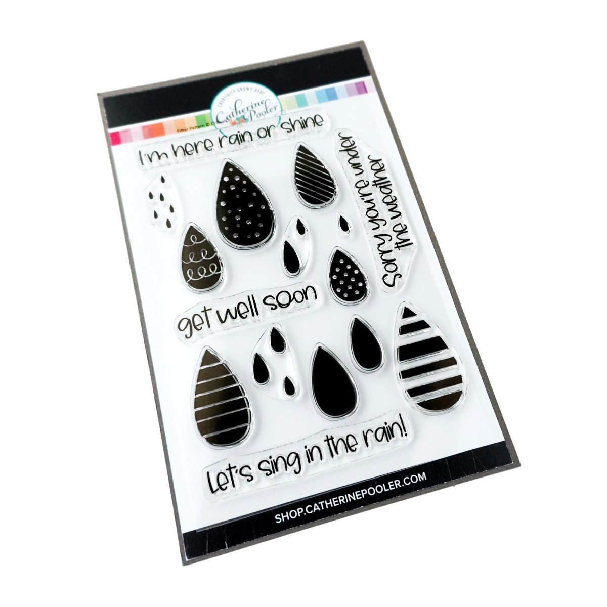 Catherine Pooler - Pitter Patterns Stamp Set