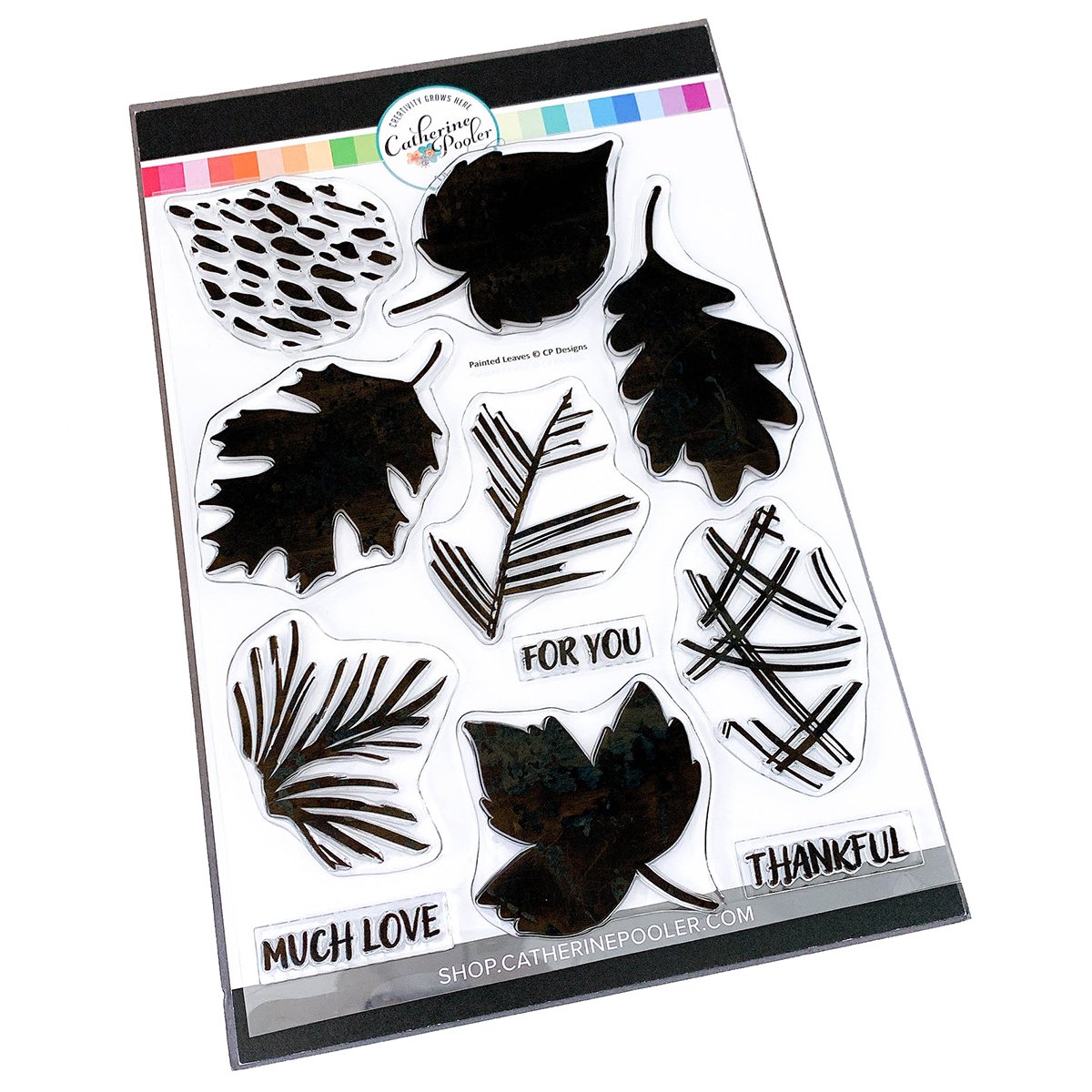 Catherine Pooler - Painted Leaves Stamp Set