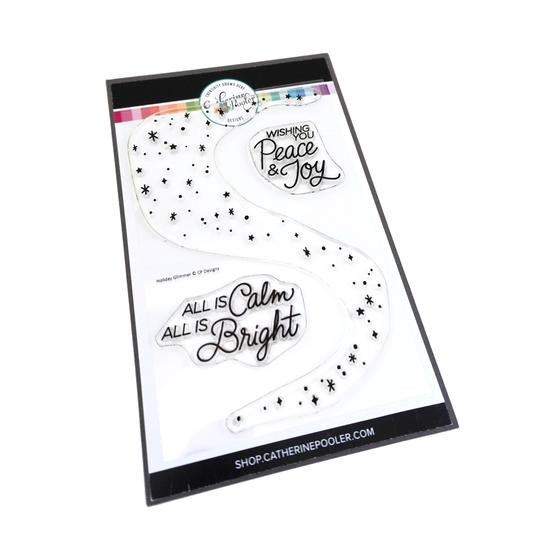Catherine Pooler - Holiday Glimmer Stamp Set