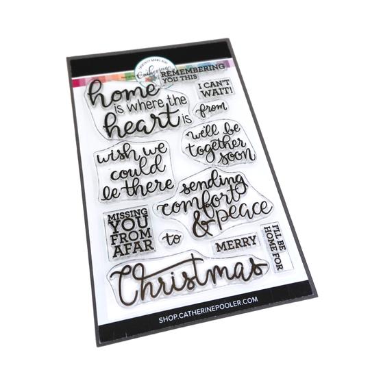 Catherine Pooler - Near or Far Sentiments Stamp Set