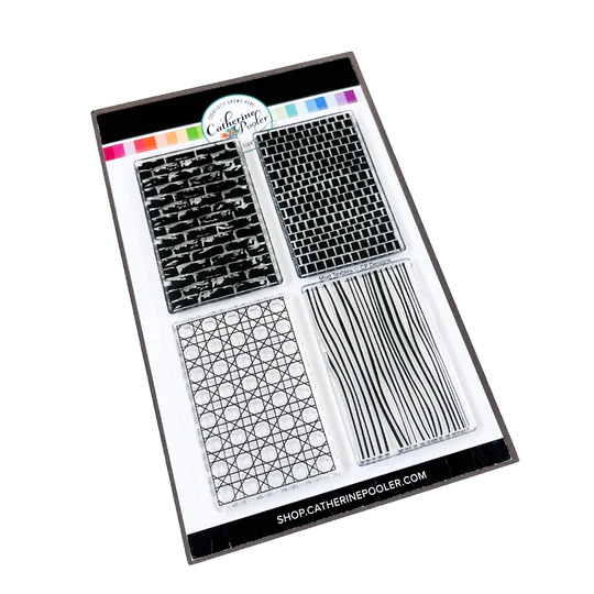 Catherine Pooler - Mod Textiles Stamp Set