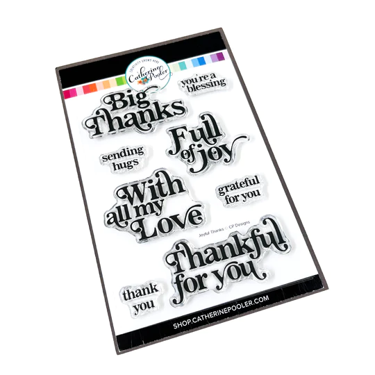 Catherine Pooler - Joyful Thanks Sentiments Stamp Set